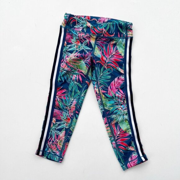 Athleta Girl Floral Leggings - Picture 1 of 6